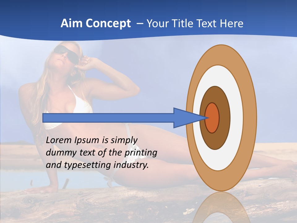 Pacific Sand Love PowerPoint Template