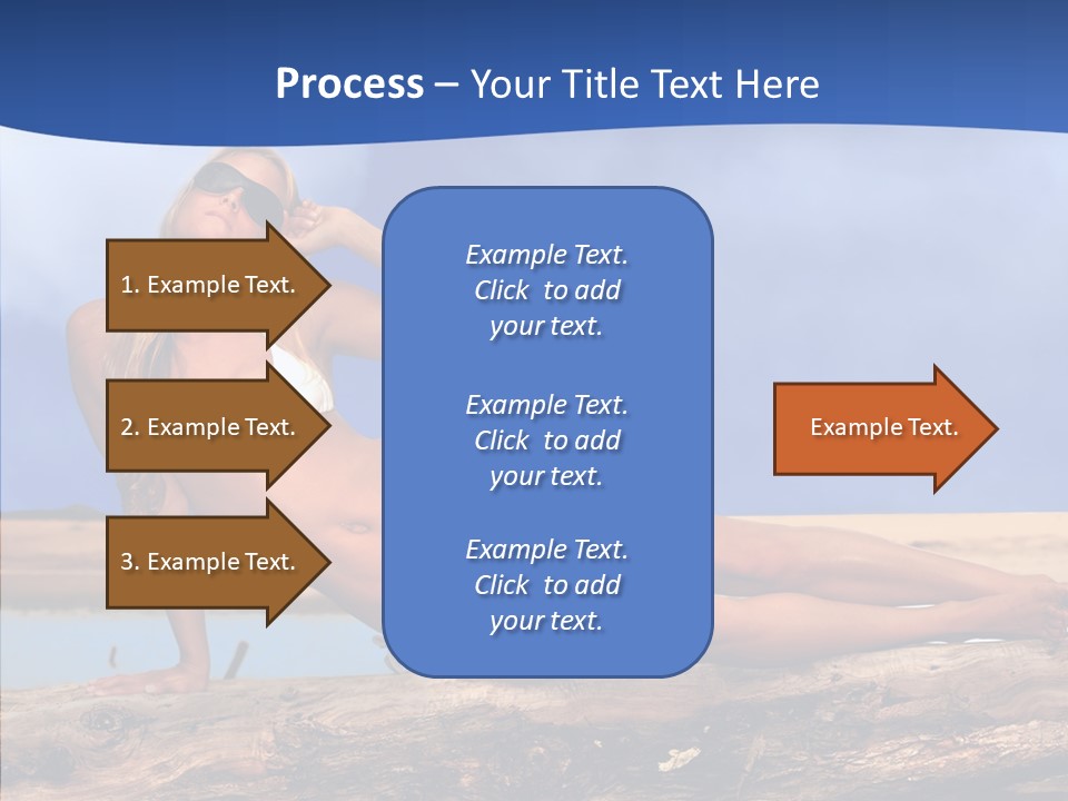 Pacific Sand Love PowerPoint Template