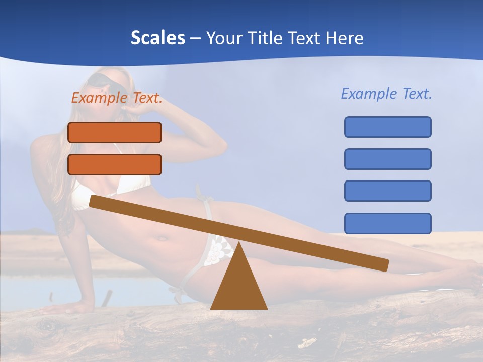 Pacific Sand Love PowerPoint Template