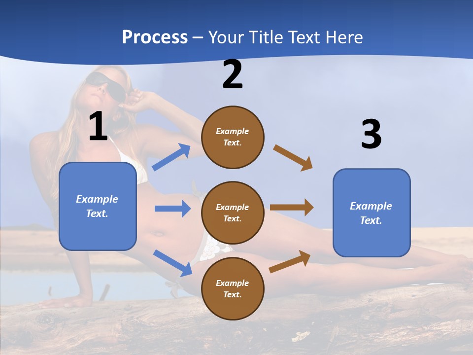 Pacific Sand Love PowerPoint Template