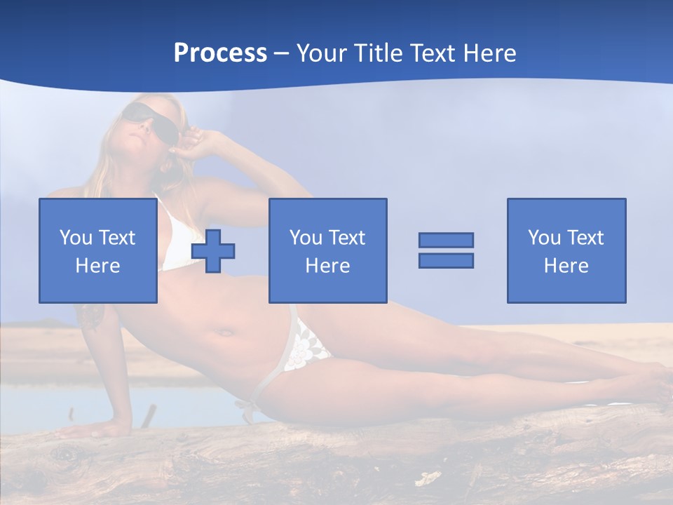 Pacific Sand Love PowerPoint Template