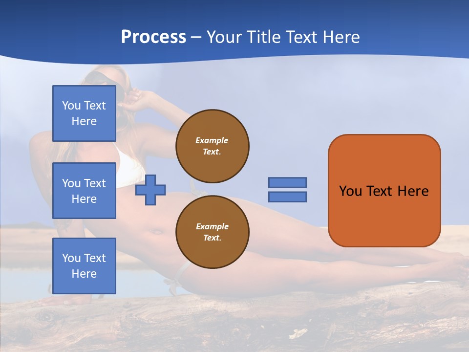 Pacific Sand Love PowerPoint Template
