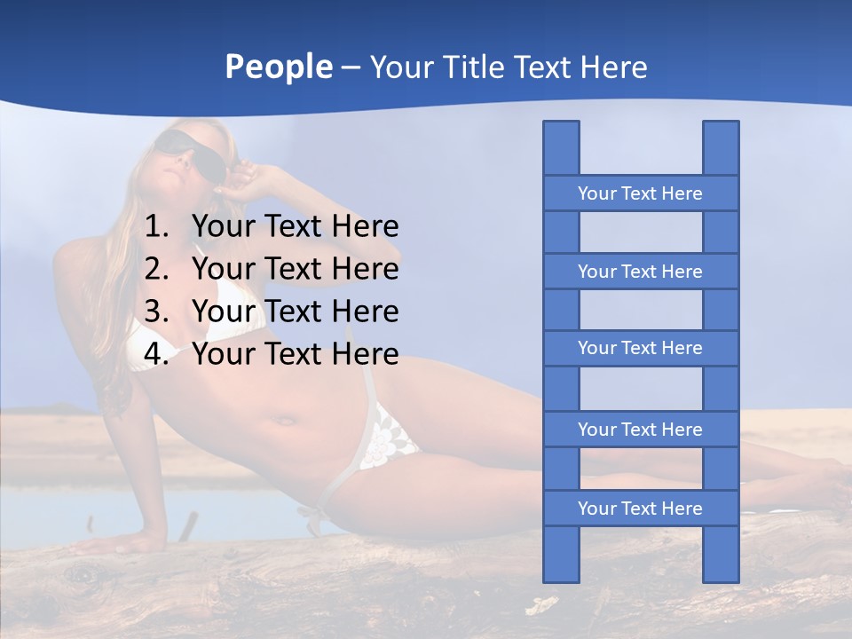 Pacific Sand Love PowerPoint Template