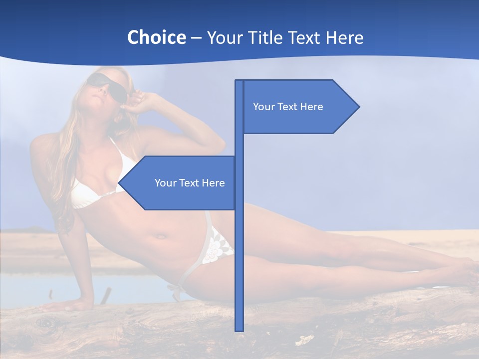 Pacific Sand Love PowerPoint Template