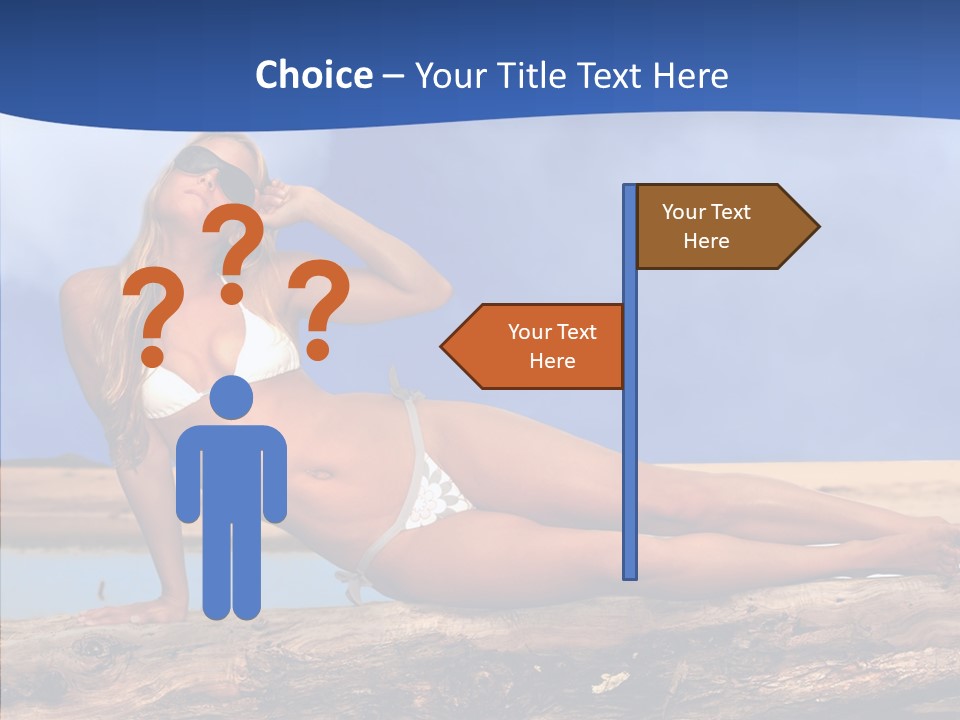 Pacific Sand Love PowerPoint Template