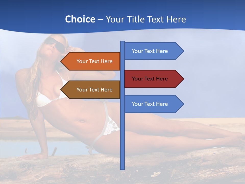 Pacific Sand Love PowerPoint Template