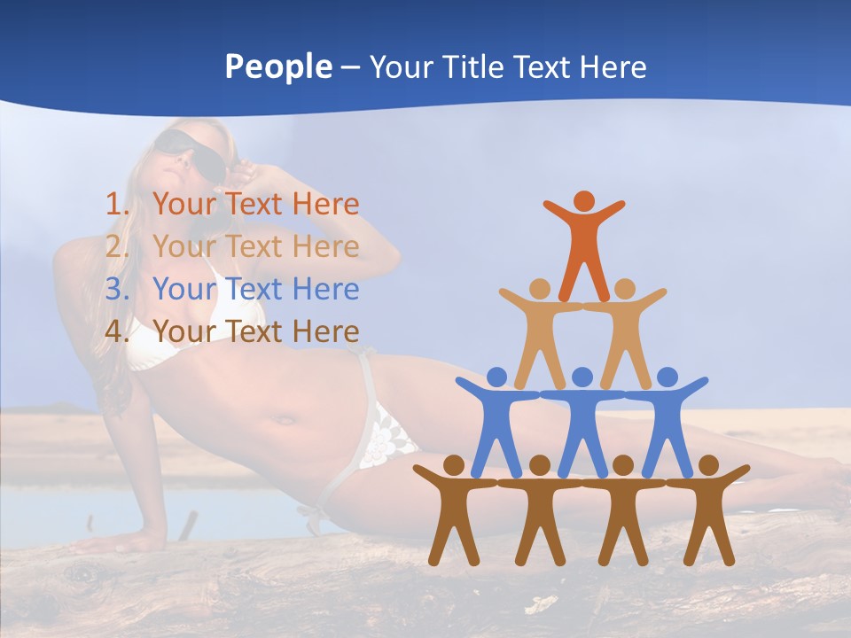 Pacific Sand Love PowerPoint Template