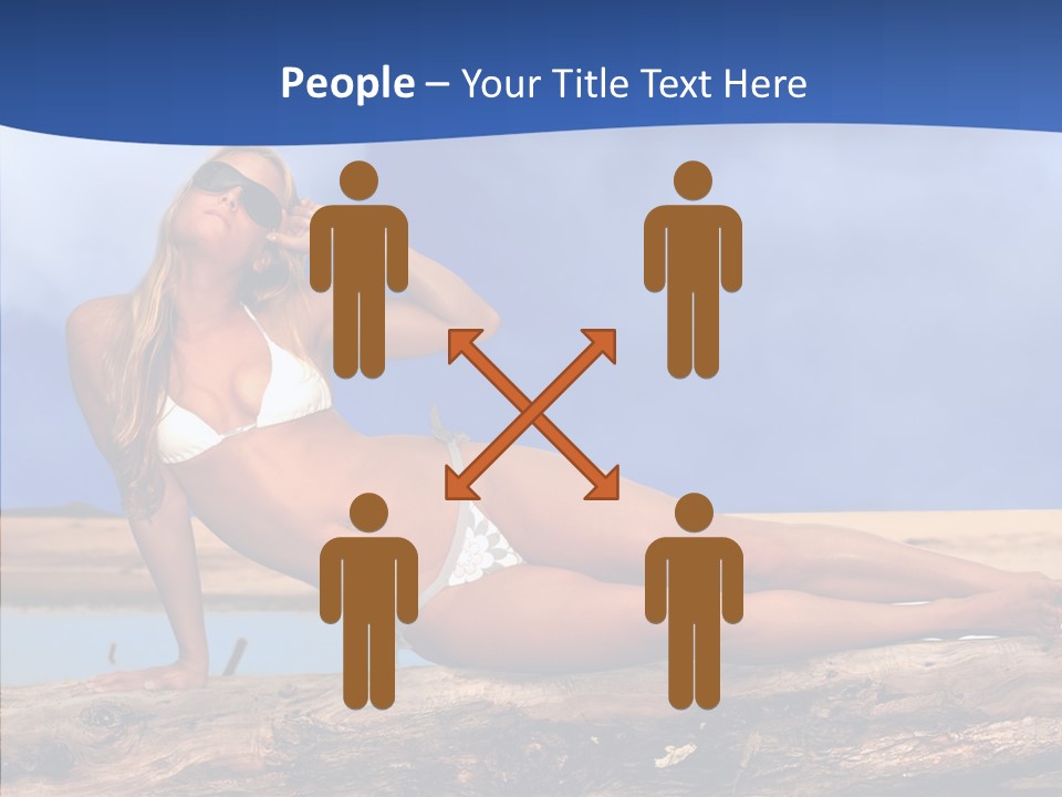 Pacific Sand Love PowerPoint Template