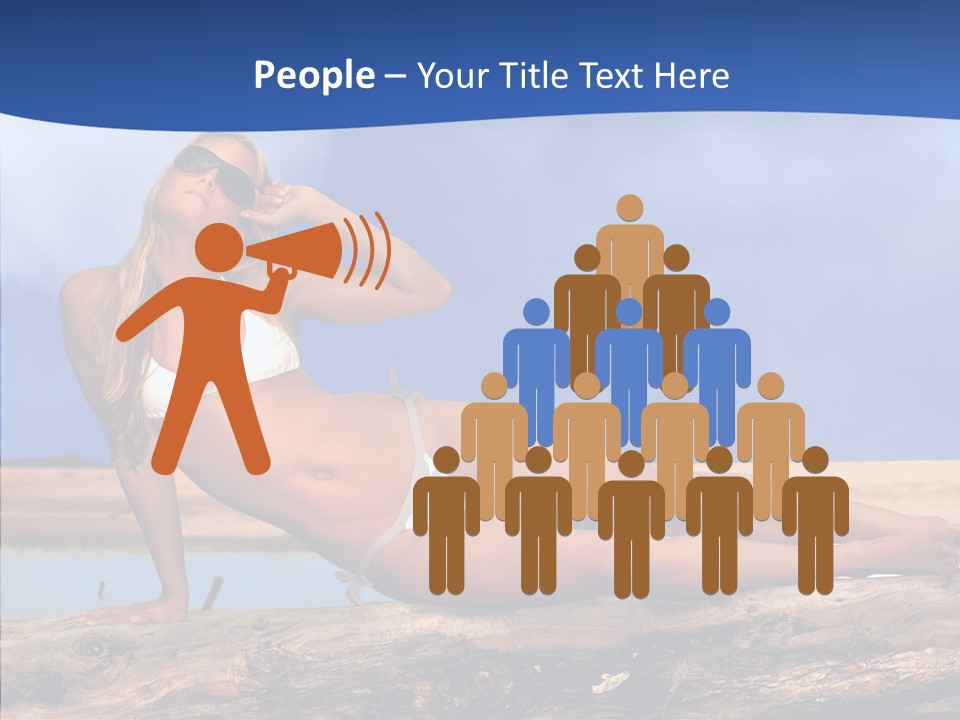 Pacific Sand Love PowerPoint Template