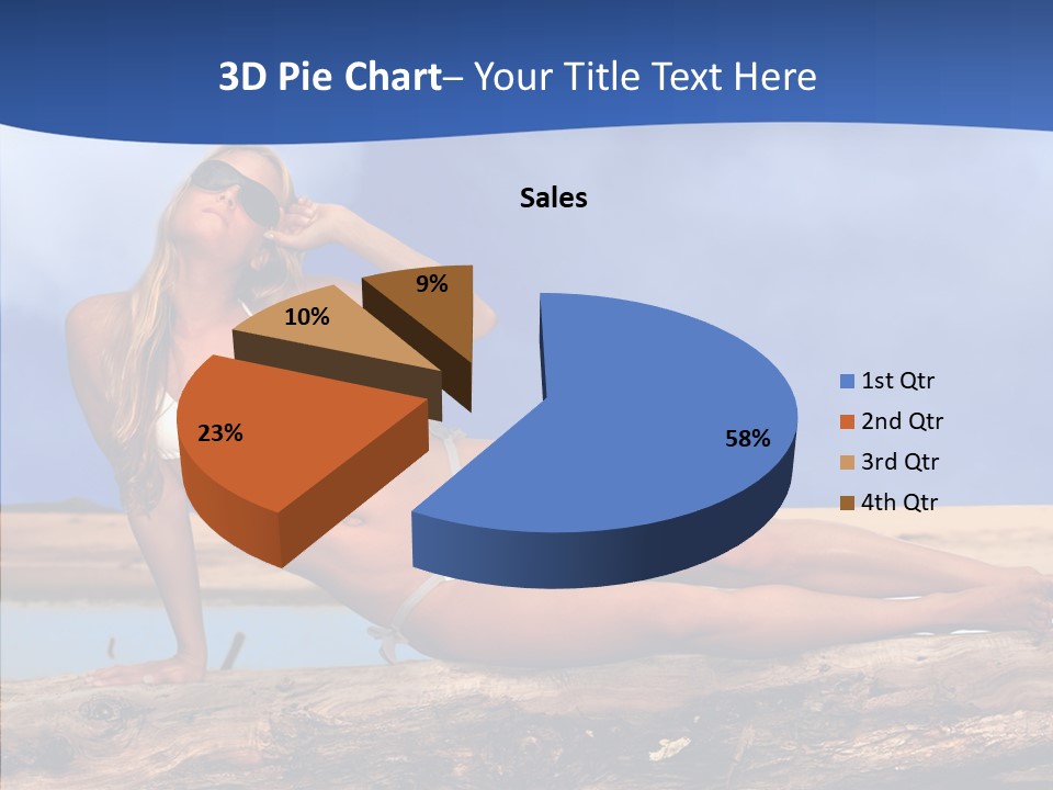 Pacific Sand Love PowerPoint Template