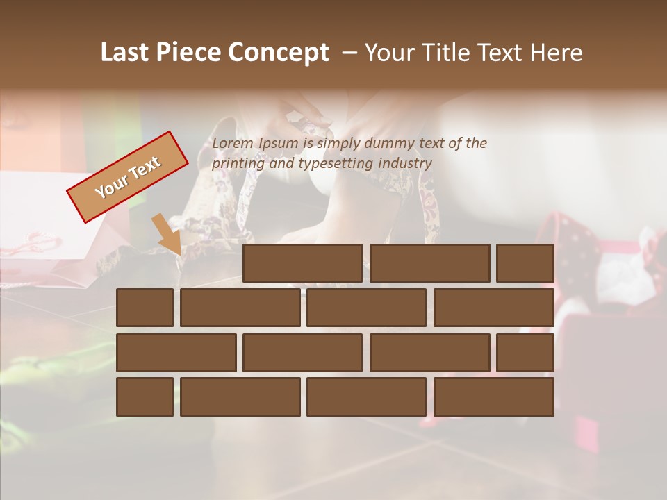 Color Side Unrecognizable PowerPoint Template