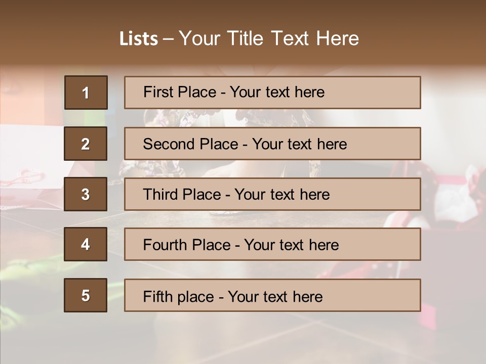 Color Side Unrecognizable PowerPoint Template
