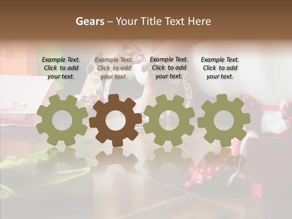 Color Side Unrecognizable PowerPoint Template