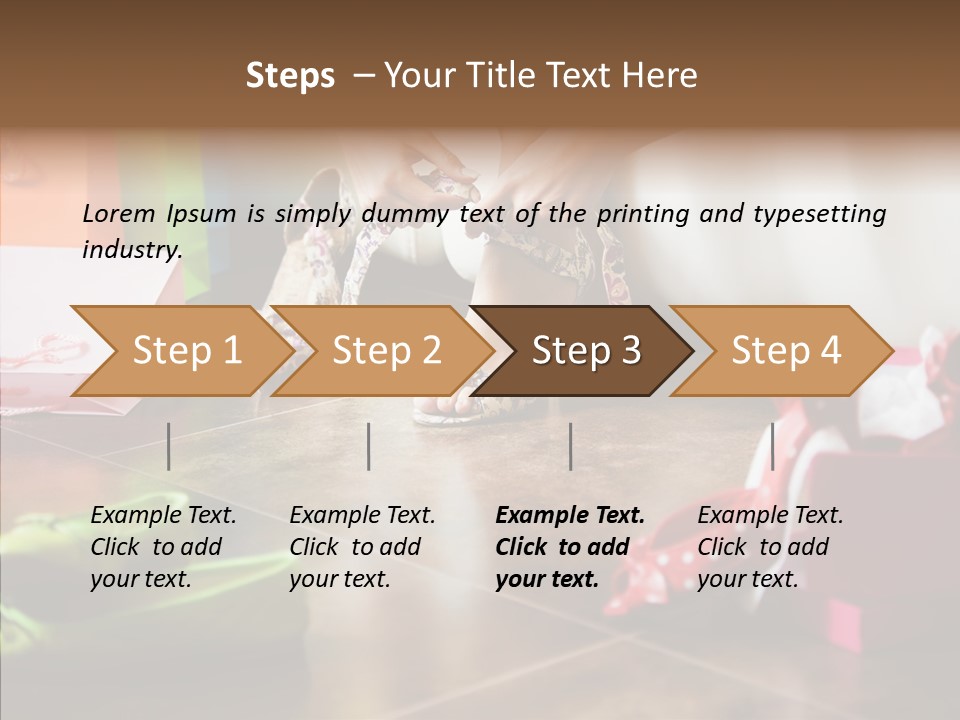 Color Side Unrecognizable PowerPoint Template