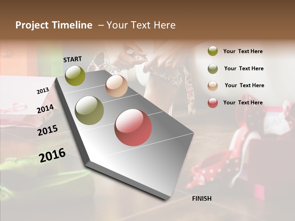 Color Side Unrecognizable PowerPoint Template