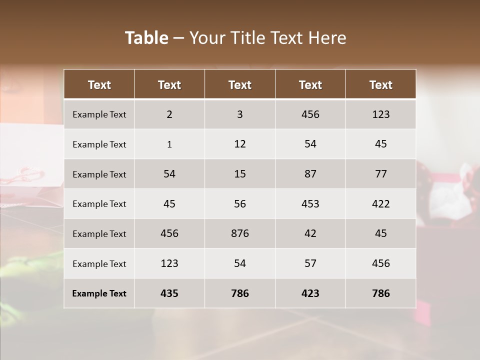 Color Side Unrecognizable PowerPoint Template