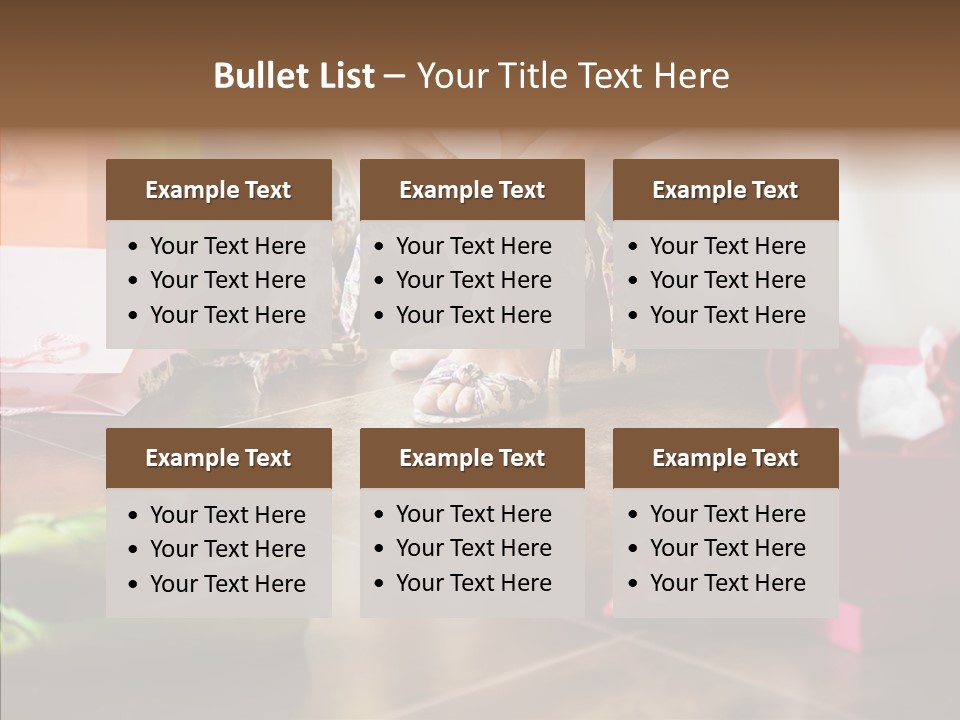 Color Side Unrecognizable PowerPoint Template