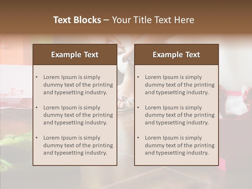 Color Side Unrecognizable PowerPoint Template