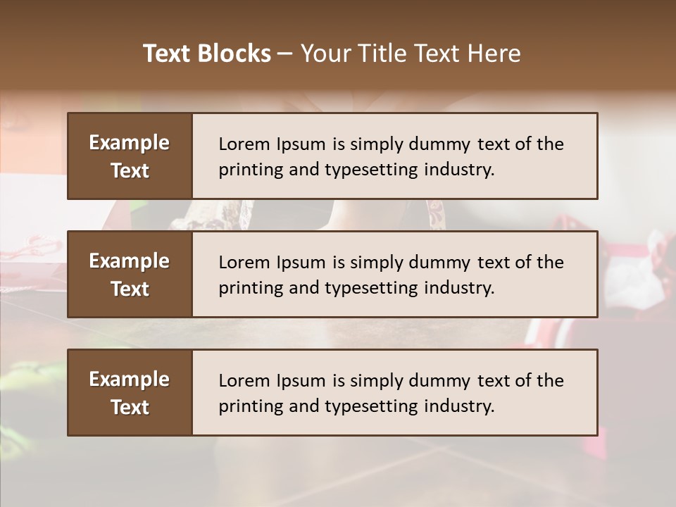 Color Side Unrecognizable PowerPoint Template