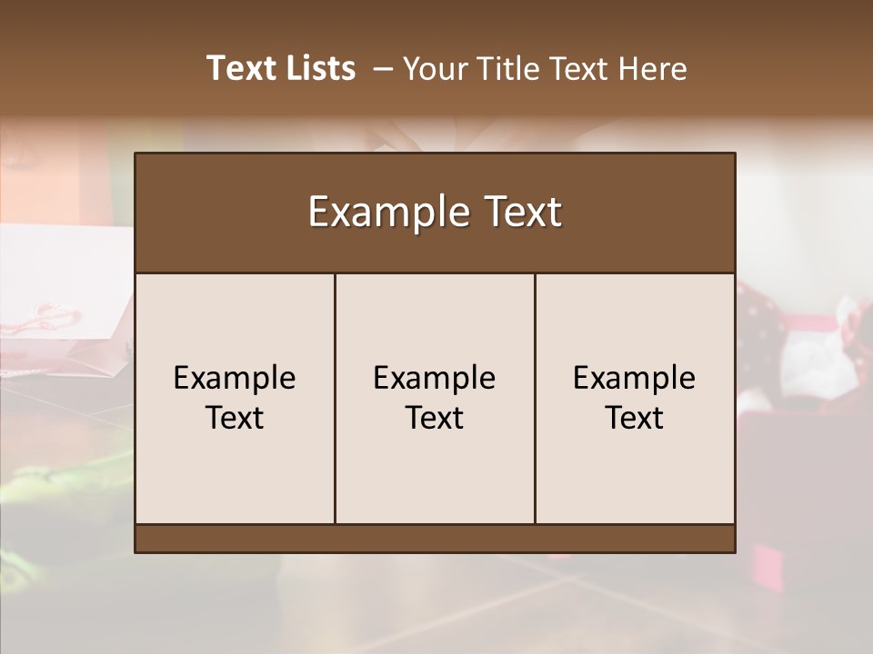 Color Side Unrecognizable PowerPoint Template
