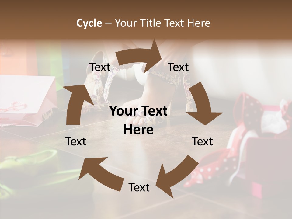 Color Side Unrecognizable PowerPoint Template