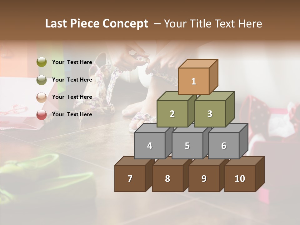 Color Side Unrecognizable PowerPoint Template