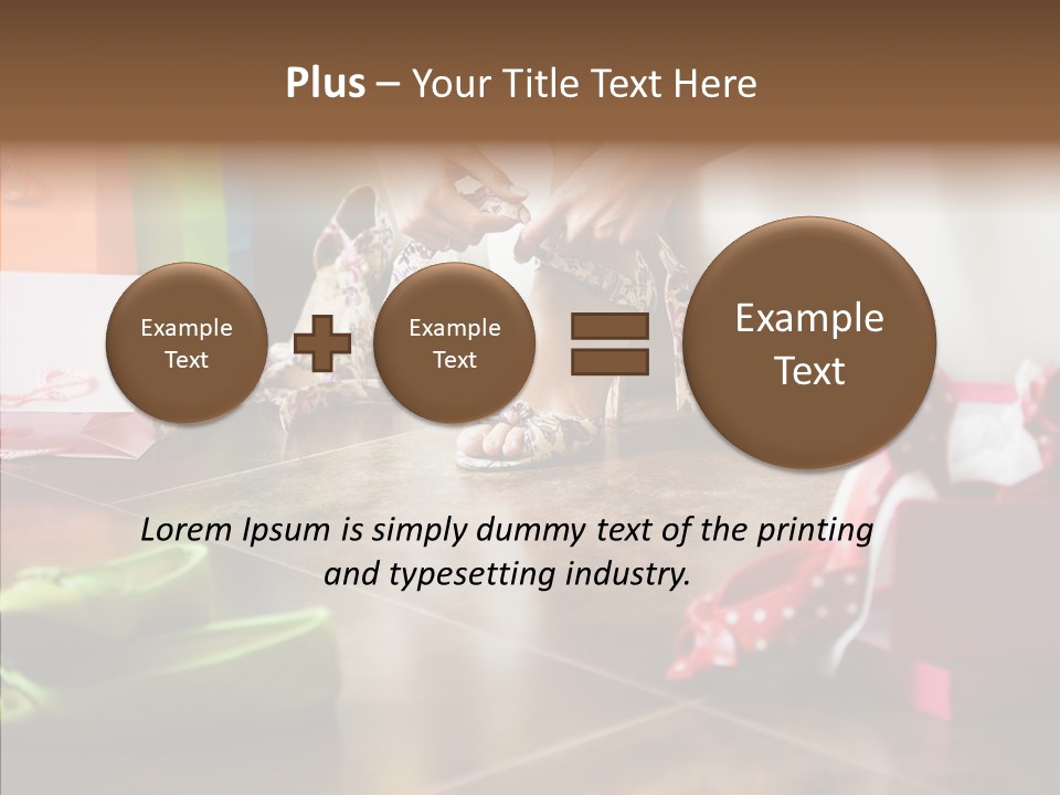 Color Side Unrecognizable PowerPoint Template