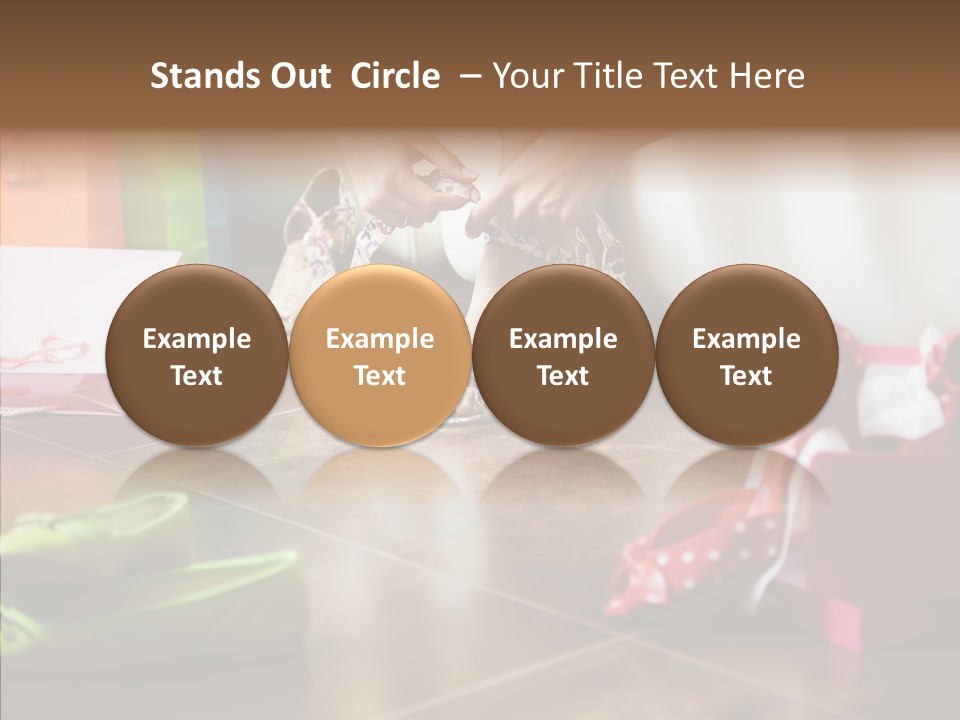 Color Side Unrecognizable PowerPoint Template
