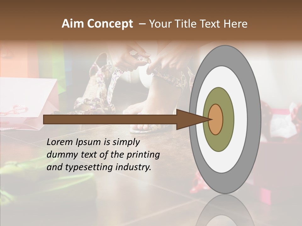 Color Side Unrecognizable PowerPoint Template