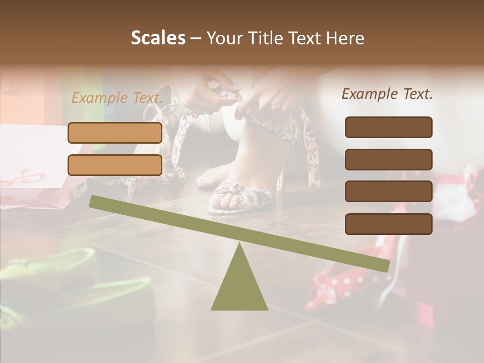 Color Side Unrecognizable PowerPoint Template