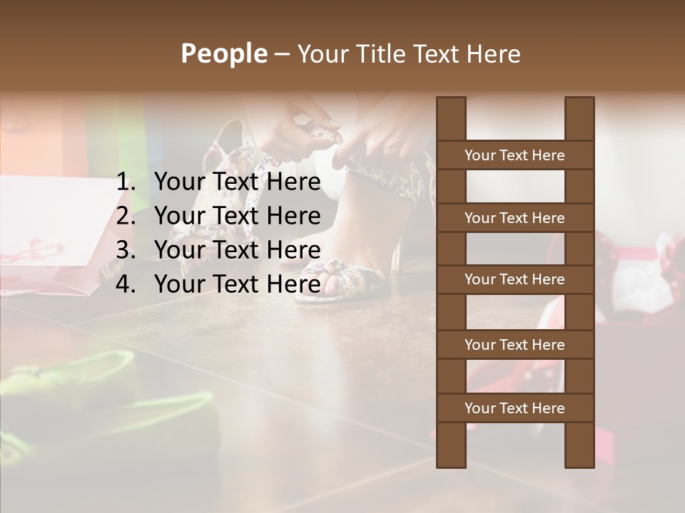 Color Side Unrecognizable PowerPoint Template