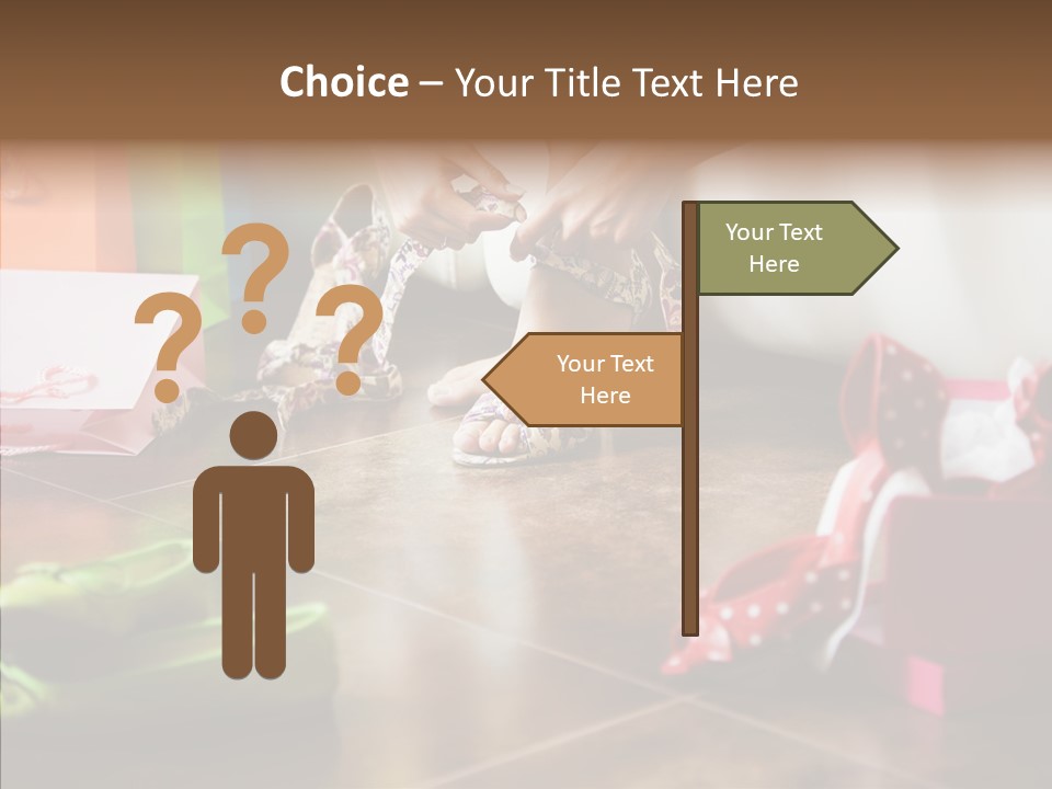 Color Side Unrecognizable PowerPoint Template