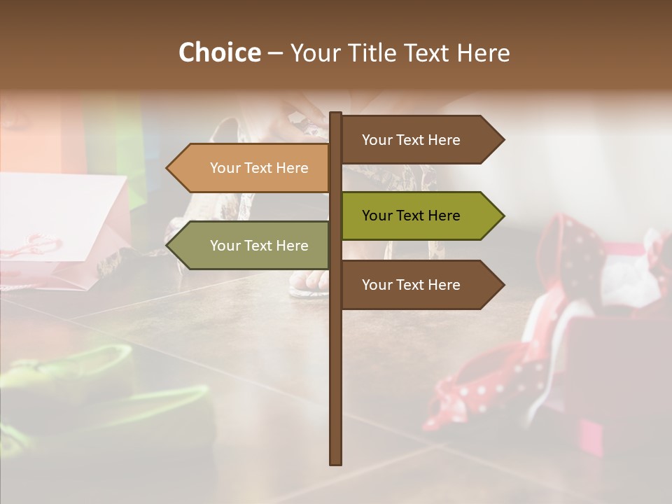 Color Side Unrecognizable PowerPoint Template