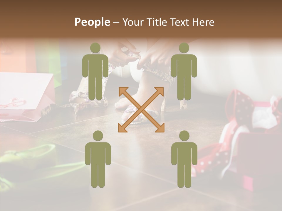 Color Side Unrecognizable PowerPoint Template