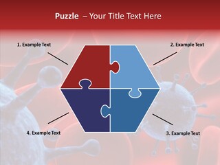 Robots Microbe Human PowerPoint Template