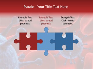 Robots Microbe Human PowerPoint Template