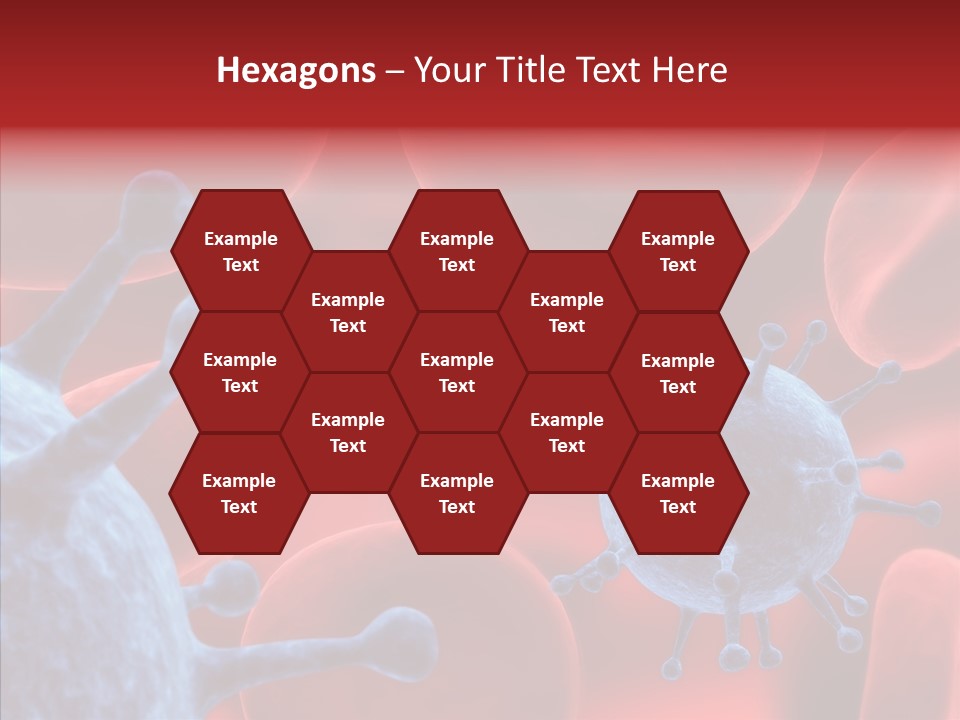 Robots Microbe Human PowerPoint Template