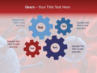 Robots Microbe Human PowerPoint Template