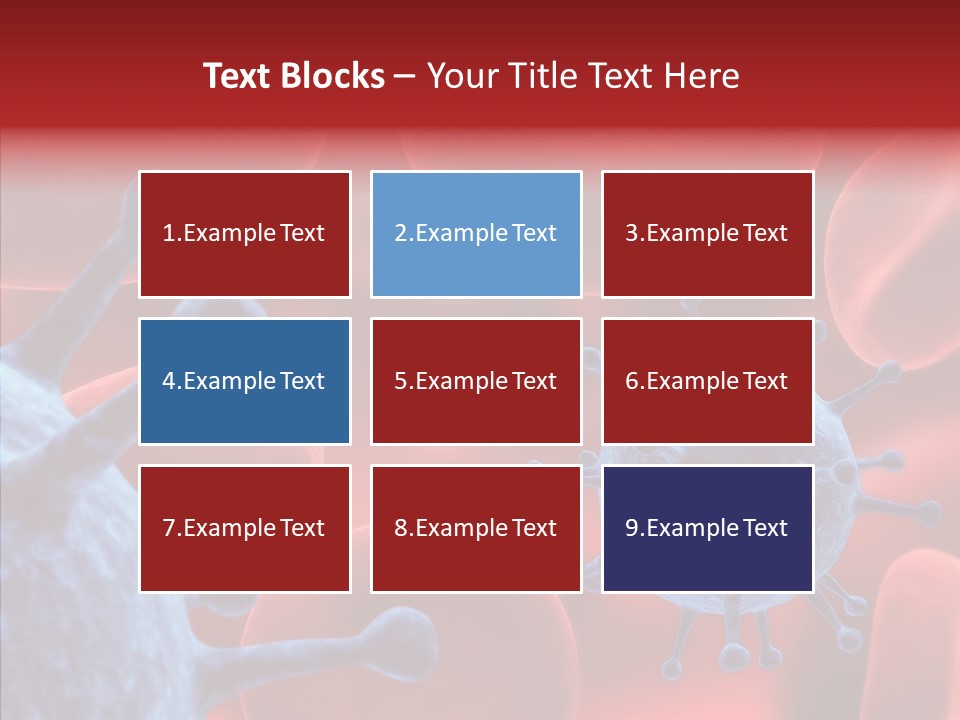 Robots Microbe Human PowerPoint Template