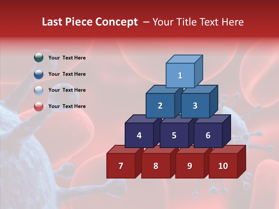 Robots Microbe Human PowerPoint Template