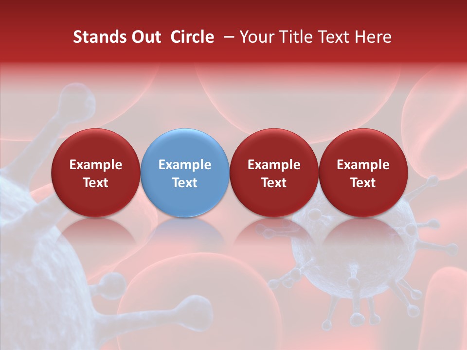 Robots Microbe Human PowerPoint Template