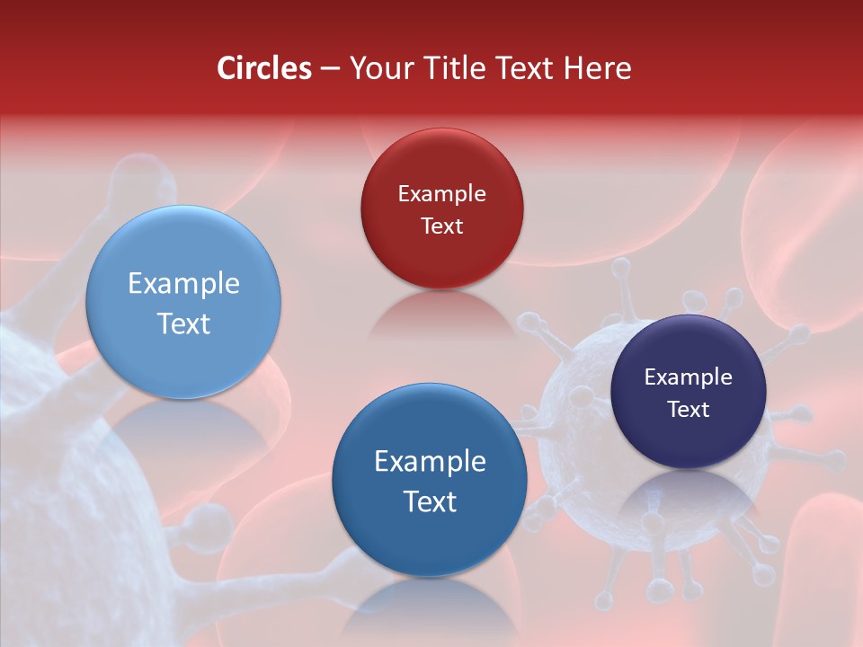 Robots Microbe Human PowerPoint Template