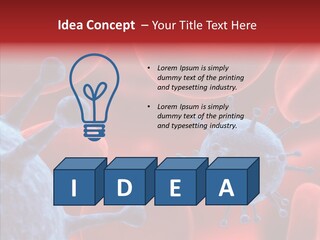 Robots Microbe Human PowerPoint Template