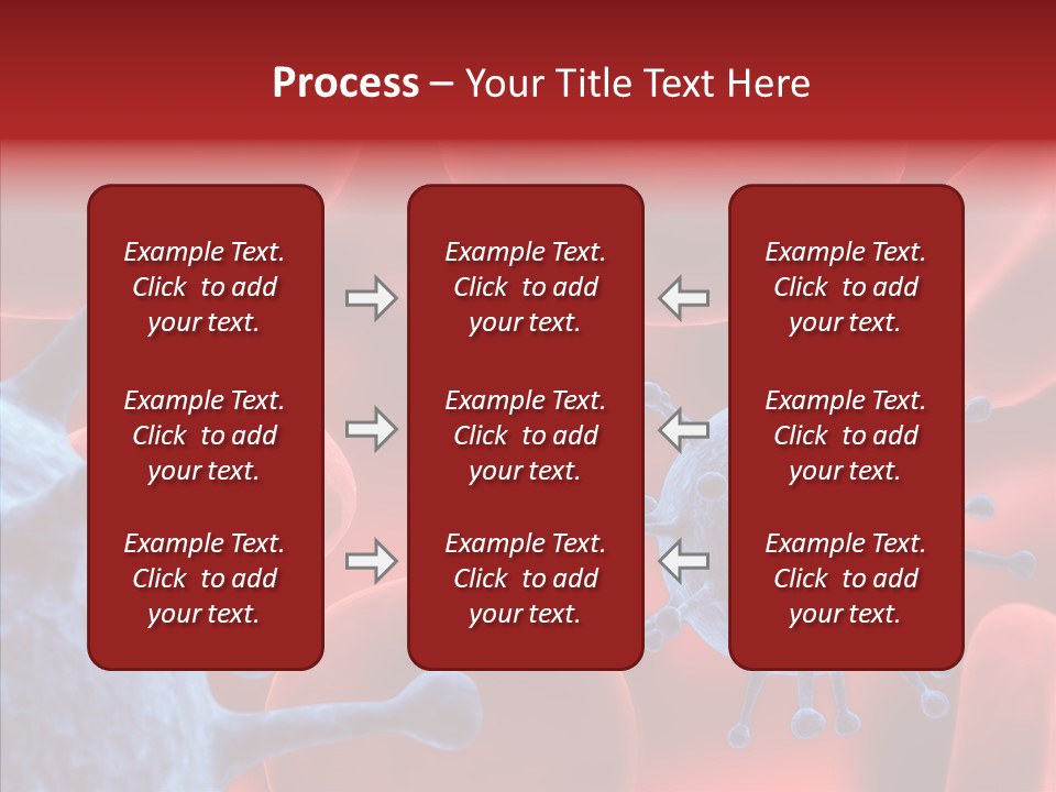 Robots Microbe Human PowerPoint Template