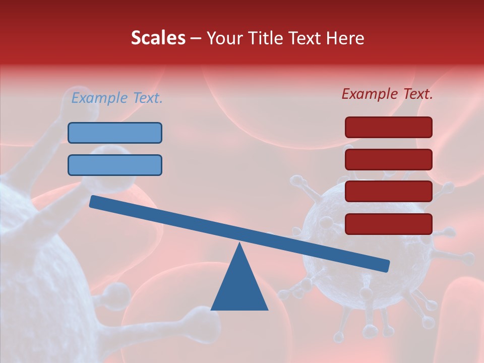 Robots Microbe Human PowerPoint Template