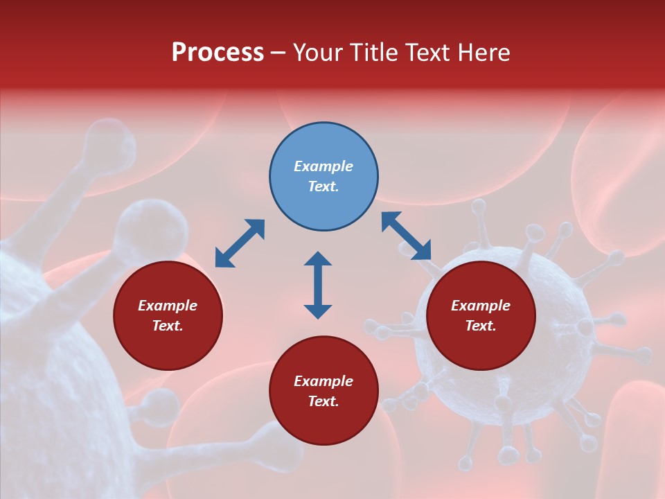 Robots Microbe Human PowerPoint Template