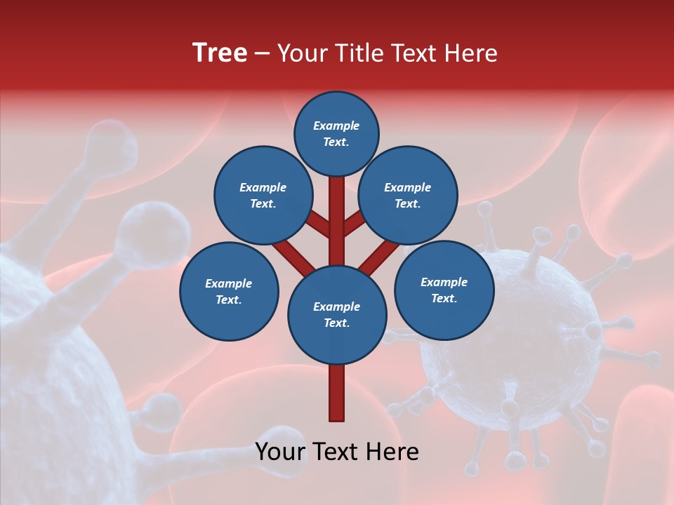 Robots Microbe Human PowerPoint Template