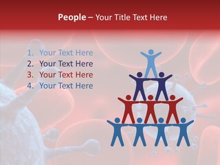 Robots Microbe Human PowerPoint Template