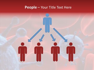 Robots Microbe Human PowerPoint Template