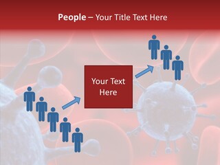 Robots Microbe Human PowerPoint Template
